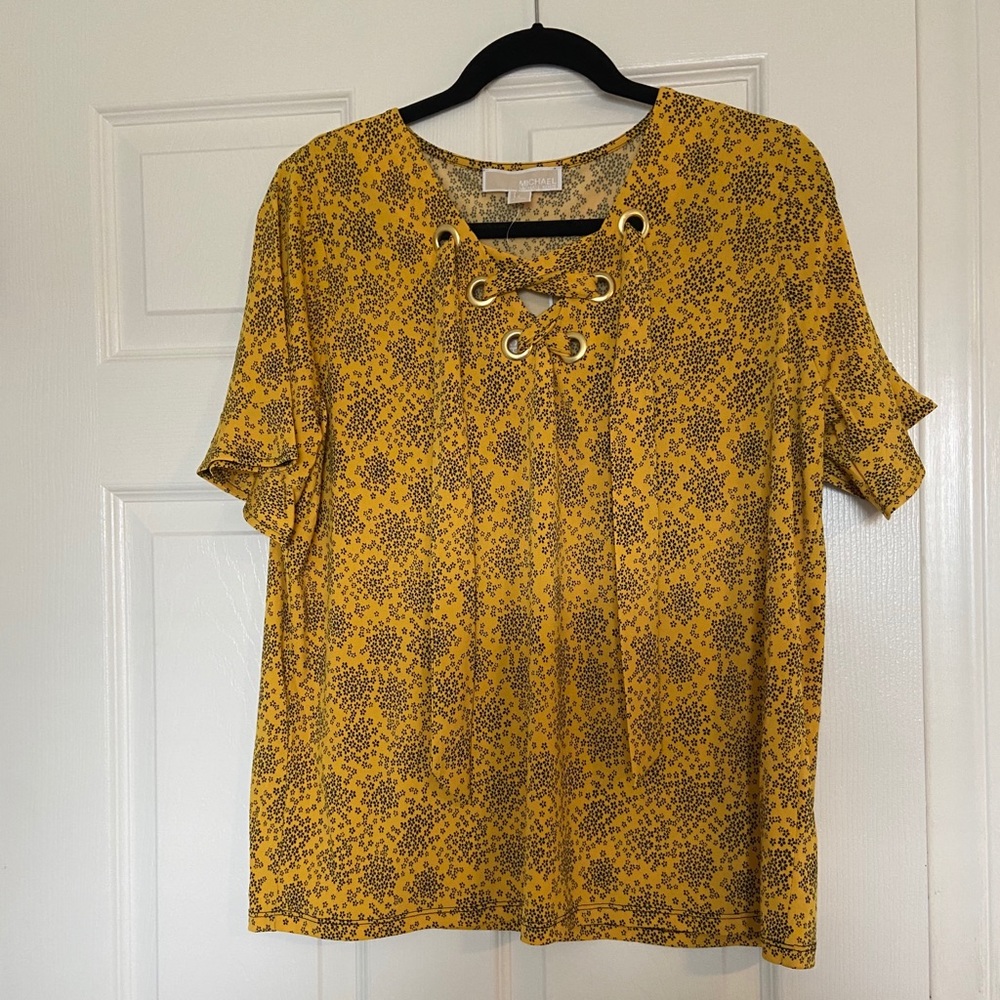 Micheal Kors Foral Blouse